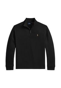 Polo Ralph Lauren Sweter 710P07411002 Czarny Regular Fit. Typ kołnierza: polo. Kolor: czarny. Materiał: bawełna #2