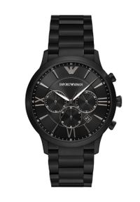 Emporio Armani - Zegarek AR11349. Kolor: czarny. Materiał: materiał #1