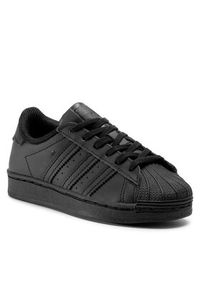 Adidas - adidas Buty Superstar C FU7715 Czarny. Kolor: czarny. Materiał: skóra. Model: Adidas Superstar