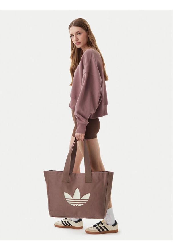 Adidas - adidas Torebka JZ4287 Brązowy. Kolor: brązowy