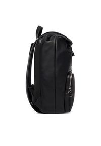 Calvin Klein Plecak Webbing Strap Flap LV04F3590G Czarny. Kolor: czarny. Materiał: skóra #2