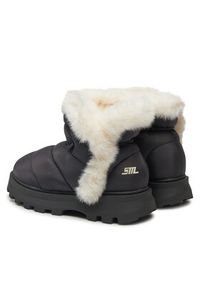 Steve Madden Śniegowce Frostee SM11003424 Czarny. Kolor: czarny. Materiał: materiał #5