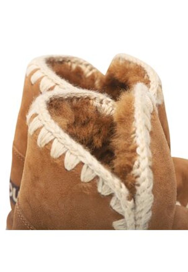 Mou Śniegowce Eskimo 18 FW531002A Brązowy. Kolor: brązowy. Materiał: zamsz, skóra