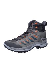 Buty trekkingowe męskie Lowa Innovo Mid Gtx. Wysokość cholewki: za kostkę. Kolor: niebieski, szary, wielokolorowy, turkusowy. Materiał: skóra, syntetyk, materiał. Szerokość cholewki: normalna #1