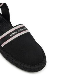 Armani Exchange Espadryle XDS006 XV923 00002 Czarny. Kolor: czarny. Materiał: materiał #5