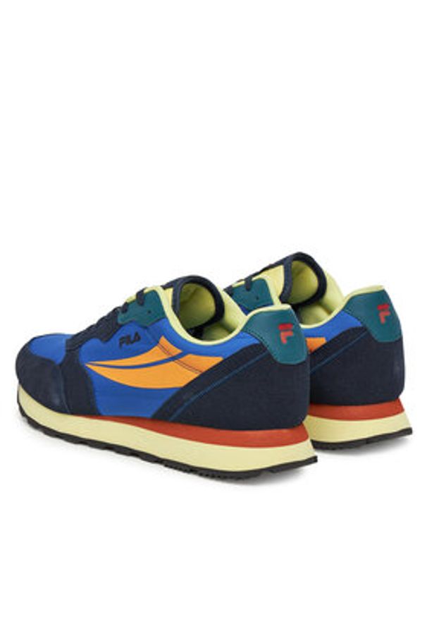 Fila Sneakersy Hypert FFM0380 53293 Granatowy. Kolor: niebieski. Materiał: materiał