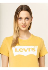 Levi's® T-Shirt The Perfect Graphic Tee 17369-0778 Żółty Regular Fit. Kolor: żółty #4