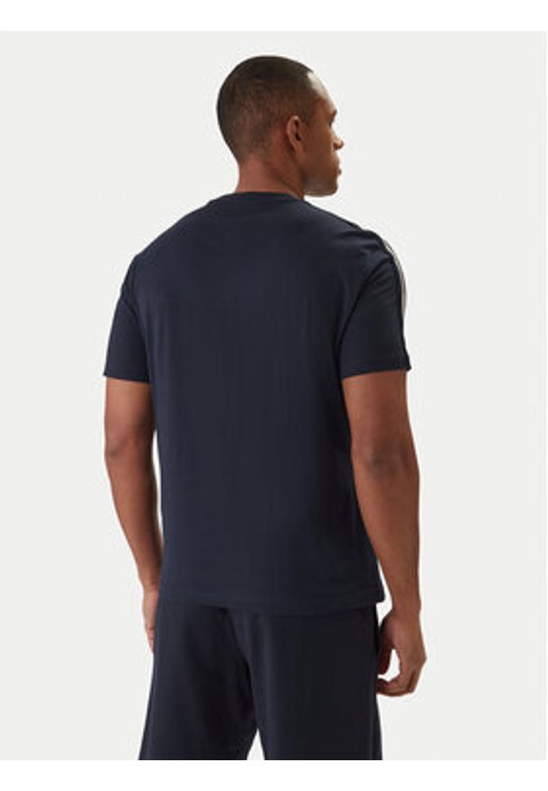 EA7 Emporio Armani T-Shirt 7M001476 AF10375 Niebieski Regular Fit. Kolor: niebieski. Materiał: bawełna