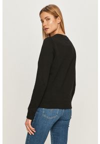 Calvin Klein - Bluza bawełniana K20K202157. Okazja: na co dzień. Kolor: czarny. Materiał: bawełna. Długość rękawa: długi rękaw. Długość: długie. Wzór: nadruk. Styl: casual #3