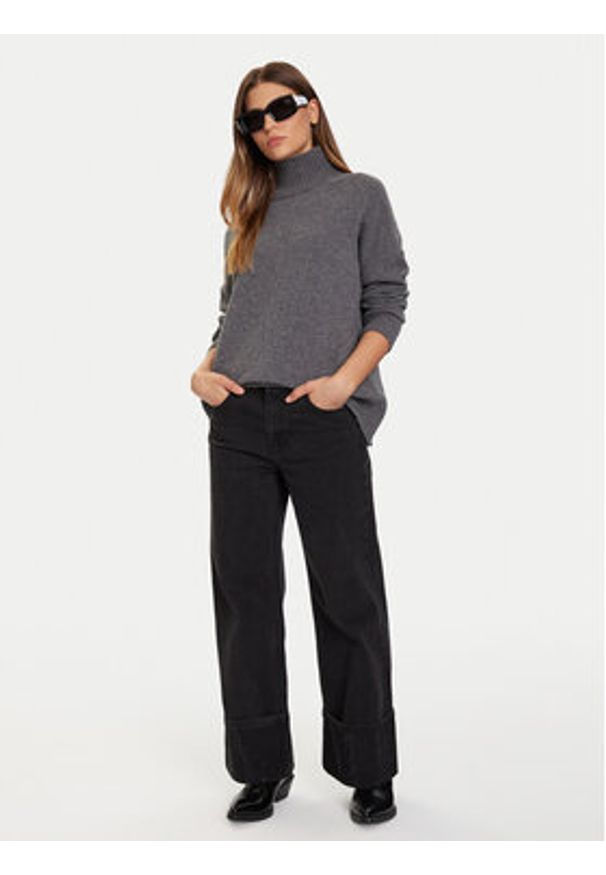 Eleh Jeansy EL072 Czarny Regular Fit. Kolor: czarny