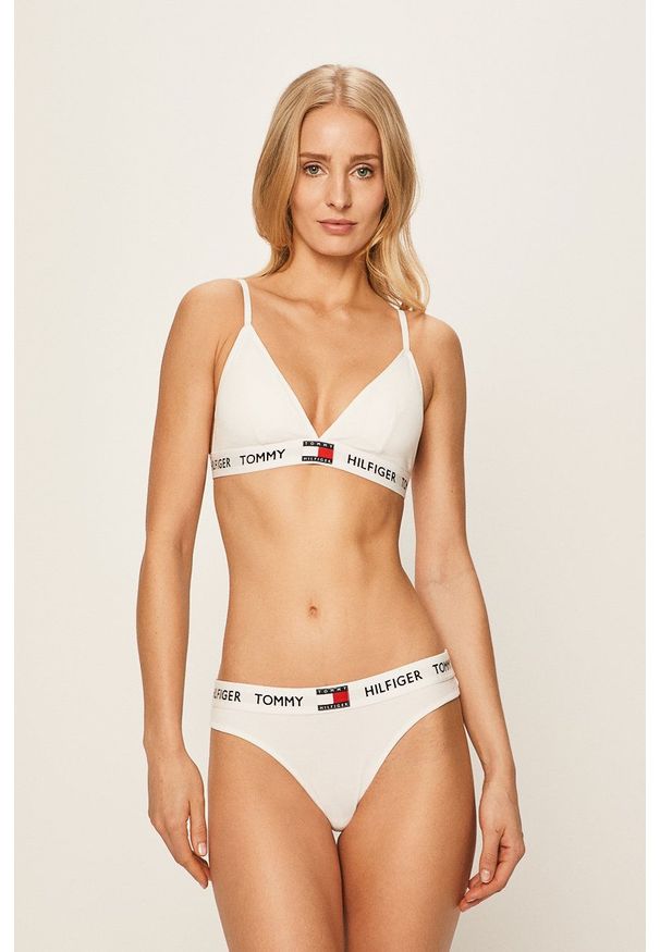 TOMMY HILFIGER - Tommy Hilfiger - Stringi UW0UW02198. Kolor: biały