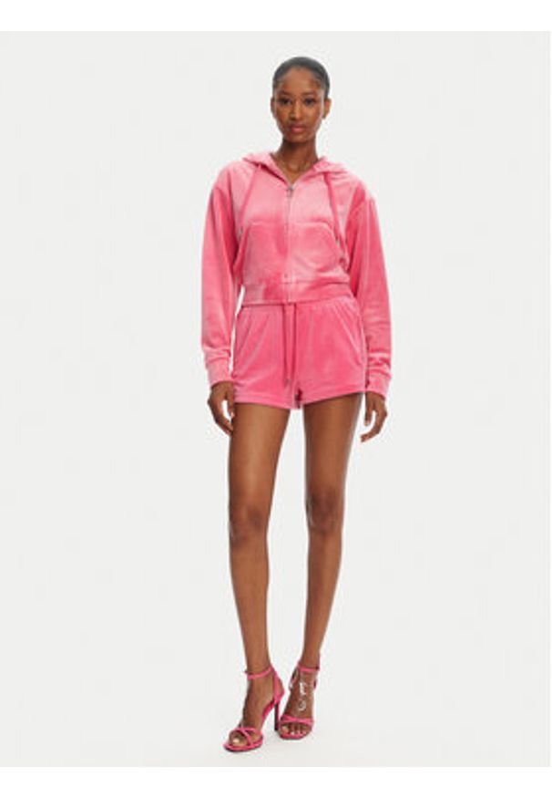 Juicy Couture Szorty sportowe Tamia JCWH121001 Różowy Regular Fit. Kolor: różowy. Materiał: syntetyk
