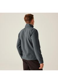 Regatta - Męska kurtka softshell Ablaze z nadrukiem. Kolor: szary. Materiał: softshell. Wzór: nadruk. Sezon: zima, jesień. Sport: turystyka piesza #2