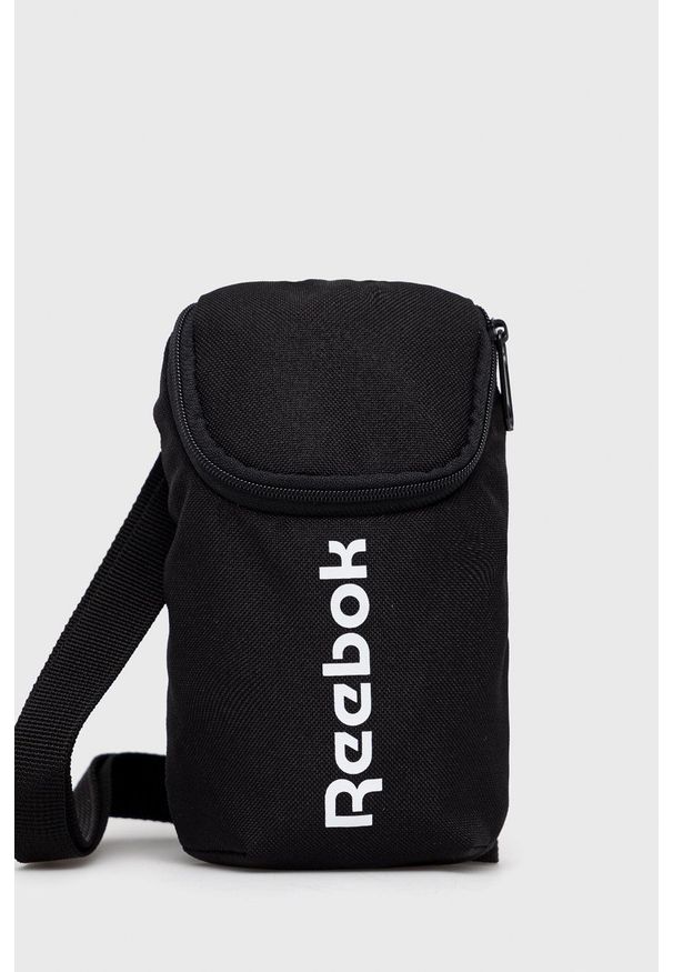 Reebok - Saszetka. Kolor: czarny