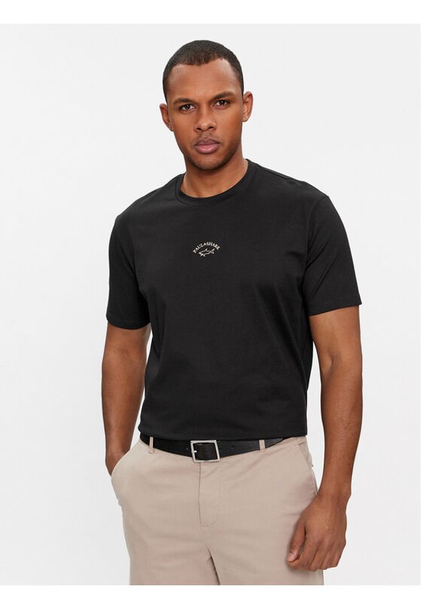PAUL & SHARK - Paul&Shark T-Shirt 24411033 Czarny Regular Fit. Kolor: czarny. Materiał: bawełna