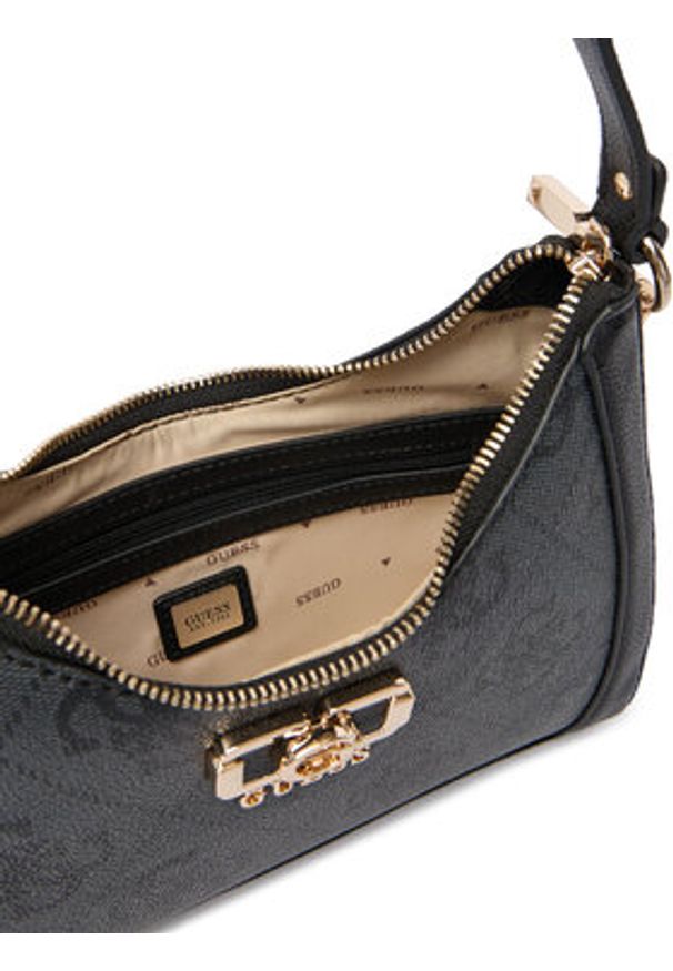 Guess Torebka Karnilla HWOS99 01180 Szary. Kolor: szary. Materiał: skórzane