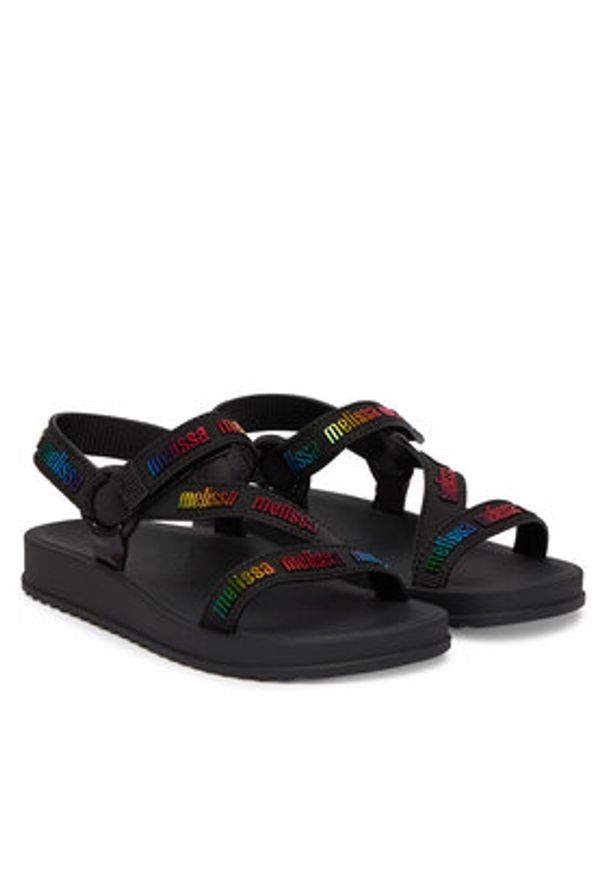 melissa - Melissa Sandały Stripes M Lover Ad 35963 Czarny. Kolor: czarny