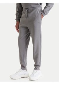 Hugo - HUGO Spodnie dresowe Dayote232 50489617 Szary Regular Fit. Kolor: szary. Materiał: bawełna #1