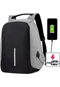 Korbi - PLECAK LAPTOPA ANTYKRADZIEŻOWY MIEJSKI PORT USB 2 #1