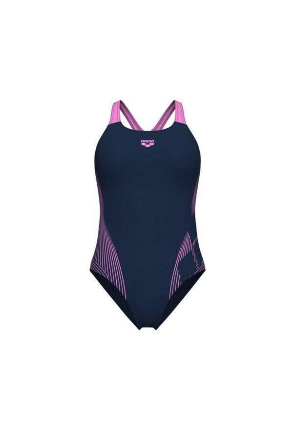 Damski kostium kąpielowy 1-częściowy Arena Lily Pro Back LB. Kolor: niebieski