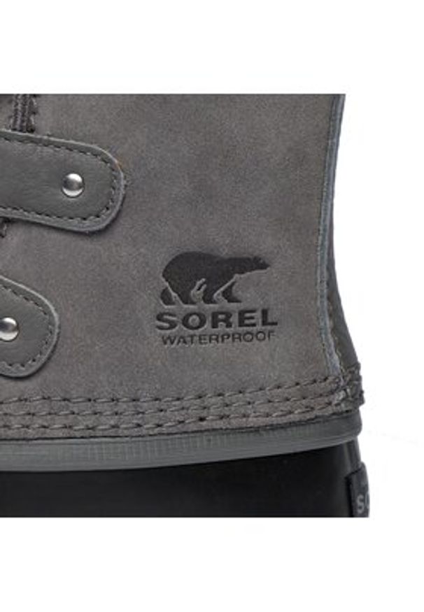 sorel - Sorel Śniegowce Joan Of Arctic™ Wp NL3481-052 Szary. Kolor: szary. Materiał: zamsz, skóra