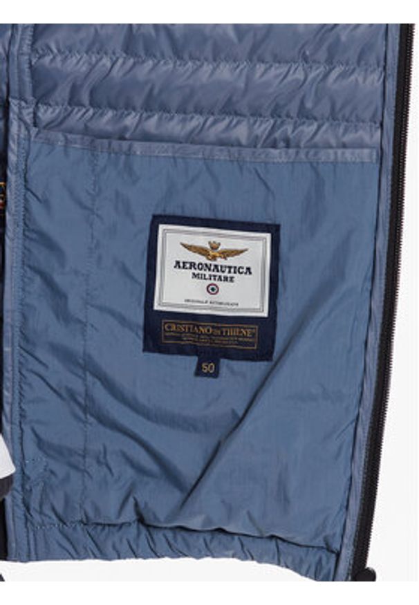 Aeronautica Militare Kurtka puchowa 231AB2065CT3077 Niebieski Regular Fit. Kolor: niebieski. Materiał: syntetyk