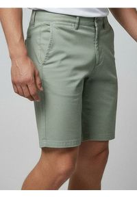 Sinsay - Szorty chino - zielony. Kolor: zielony