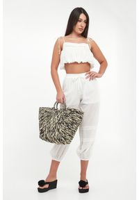 Twinset U&B - Top damski lniany bombka TWINSET U&B. Materiał: len #5