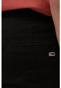 Tommy Jeans szorty SCANTON DM0DM13221.PPYY męskie kolor czarny. Kolor: czarny. Materiał: tkanina, materiał. Wzór: gładki #2