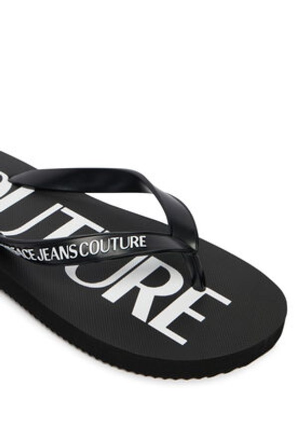 Versace Jeans Couture Japonki 80VA3SQ7 ZSS81 Czarny. Kolor: czarny. Materiał: syntetyk