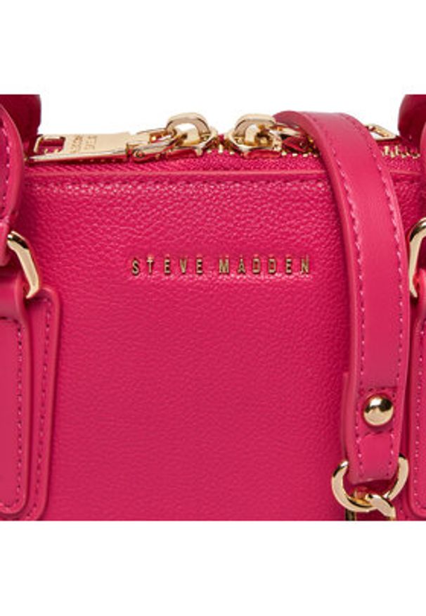 Steve Madden Torebka Bwanda Crossbody SM13001379-02002-PNK Różowy. Kolor: różowy. Materiał: skórzane