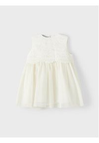 Name it - NAME IT Sukienka elegancka 13218986 Biały Regular Fit. Kolor: biały. Materiał: syntetyk. Styl: elegancki #4