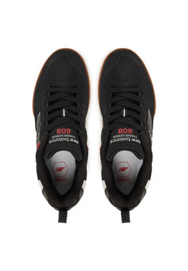 New Balance Sneakersy NM808LBG Czarny. Kolor: czarny. Materiał: skóra