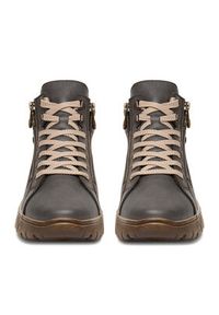 Rieker Trzewiki N1305-45 Szary. Kolor: szary. Materiał: skóra, syntetyk #6