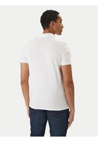 Calvin Klein Jeans Polo Classic Monogram LV04RD255G Biały Regular Fit. Typ kołnierza: polo. Kolor: biały. Materiał: bawełna #5