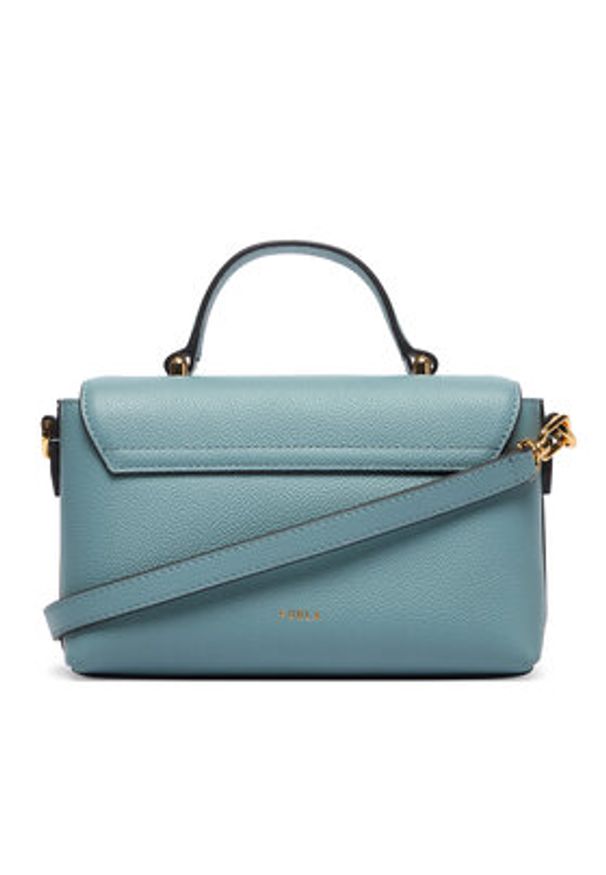 Furla Torebka Moonlight Mini WE00921 BX3036 CN 4896S Niebieski jasny. Kolor: niebieski. Materiał: skórzane
