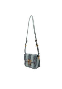 Pinko - PINKO Torebka Love Box Bag Fl Mini PE 25 PLTT 104297 A2CH Zielony. Kolor: zielony. Materiał: skórzane