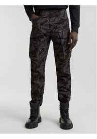 G-Star RAW - G-Star Raw Spodnie materiałowe Rovic 3D D02190-D553 Szary Tapered Fit. Kolor: szary. Materiał: bawełna