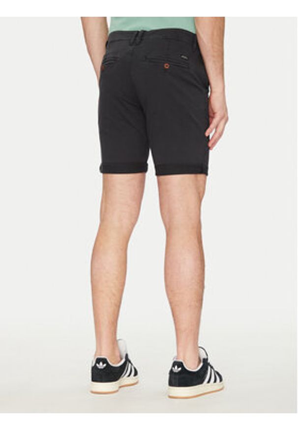 Blend Szorty materiałowe 20717939 Czarny Regular Fit. Kolor: czarny. Materiał: bawełna