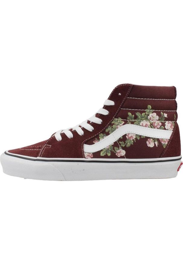 Tenisówki Vans Model Sk8-hi Kolor Brązowy. Kolor: brązowy. Materiał: syntetyk, skóra