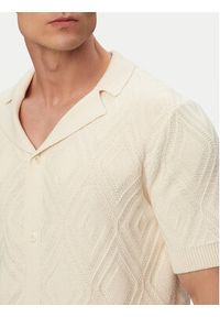 JOOP! Jeans Koszula Diamor 30101667 Kremowy Regular Fit. Kolor: kremowy. Materiał: bawełna #5