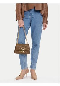 DKNY Torebka Minna R433KG75 Brązowy. Kolor: brązowy. Materiał: skórzane #5
