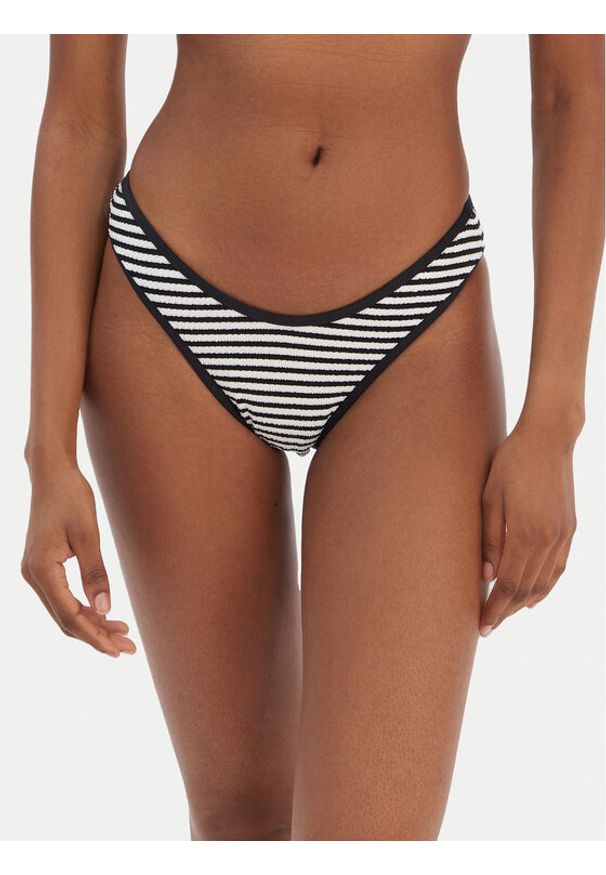 Seafolly Dół od bikini Clubhouse 40707-281 Czarny. Kolor: czarny. Materiał: syntetyk