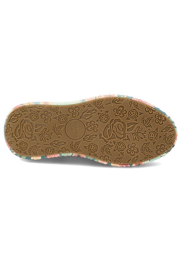 Kolorowe Sneakersy Laura Vita Eleganckie Obuwie Damskie Edycja Limitowana. Okazja: na co dzień. Zapięcie: sznurówki. Szerokość cholewki: normalna. Wzór: kolorowy. Styl: elegancki