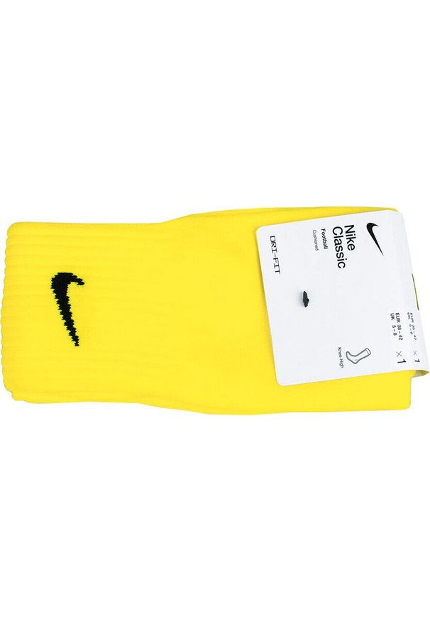 Getry piłkarskie Nike Classic II Cush OTC/Academy OTC. Kolor: żółty. Sport: piłka nożna