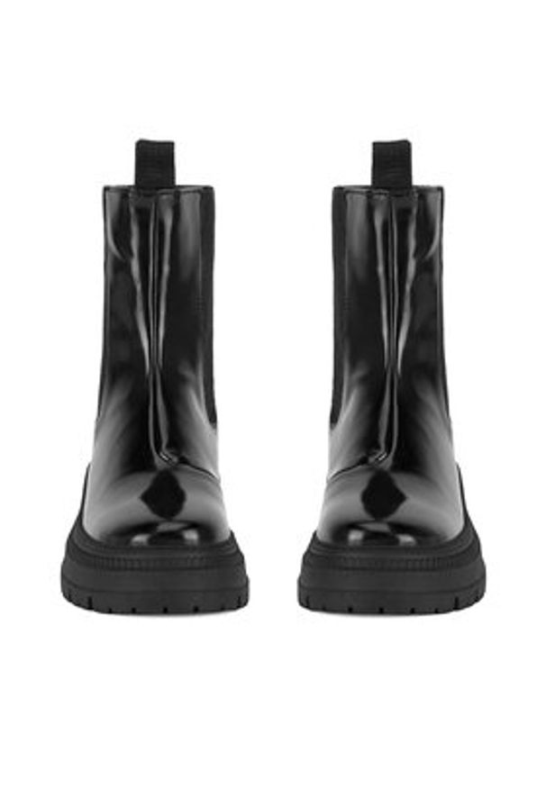 Nine West Sztyblety WFA3033-8 Czarny. Kolor: czarny. Materiał: materiał