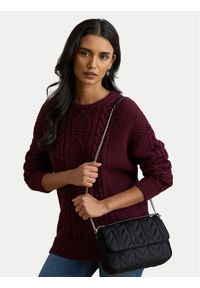 Lauren Ralph Lauren - LAUREN RALPH LAUREN Torebka 431P04319003 Czarny. Kolor: czarny. Materiał: skórzane #1