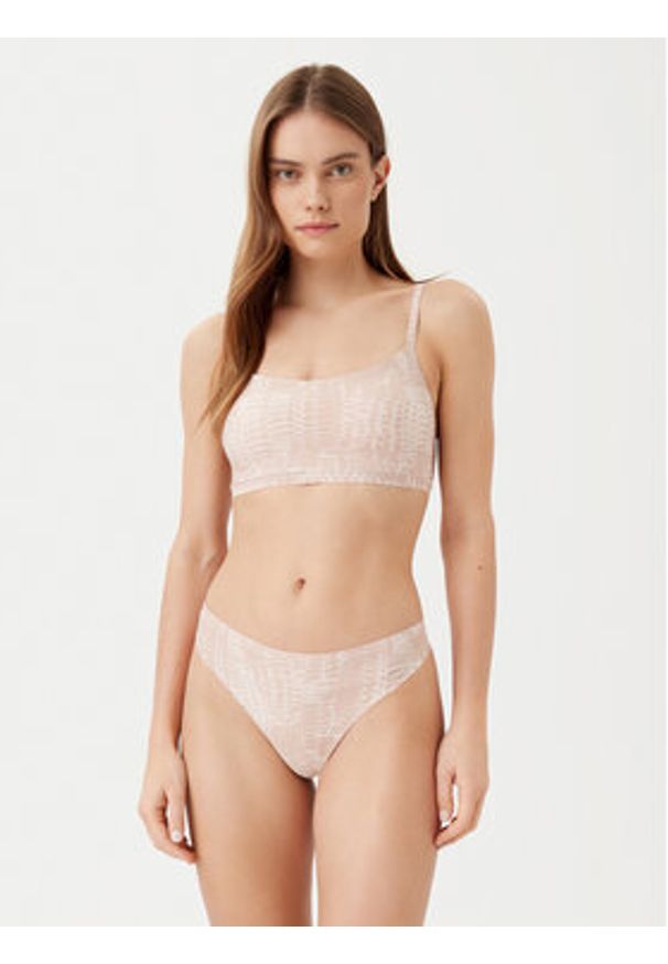 Chantelle Biustonosz top Soft Stretch C11D20 Różowy. Kolor: różowy. Materiał: syntetyk