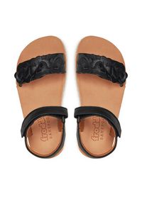 Froddo Sandały Barefoot Flexy Flowers G3150265-4 S Czarny. Kolor: czarny. Materiał: skóra #3