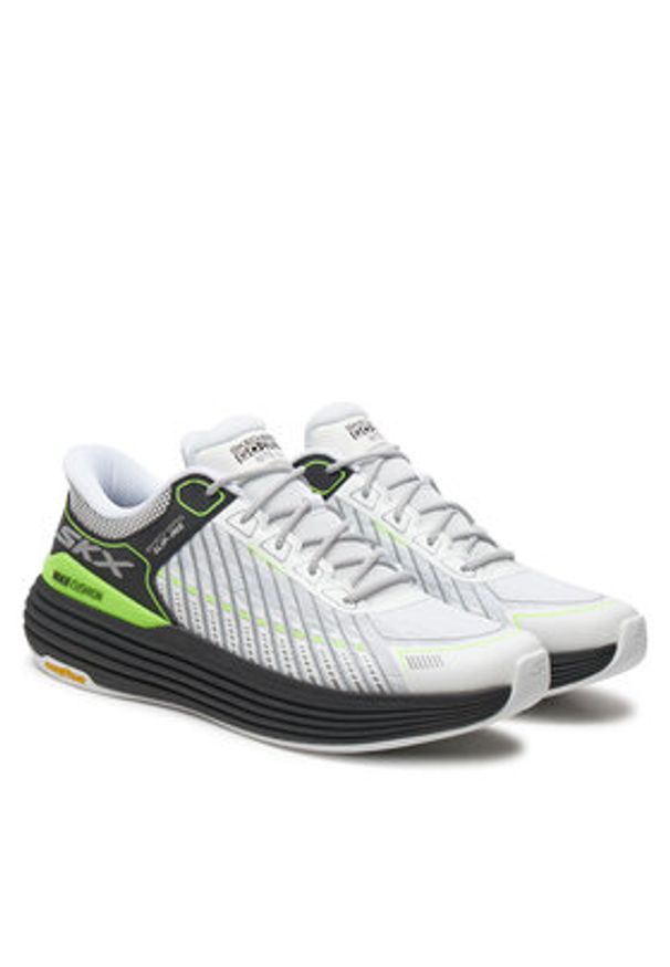 skechers - Skechers Buty do biegania Max Cushioning Suspension 220936 Biały. Kolor: biały. Materiał: materiał, mesh
